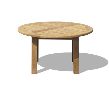 Hilgrove Round Teak Garden Coffee Table – 90cm