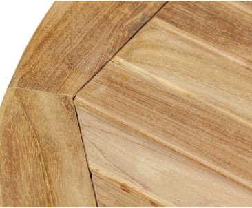 Hilgrove Round Teak Garden Coffee Table – 90cm