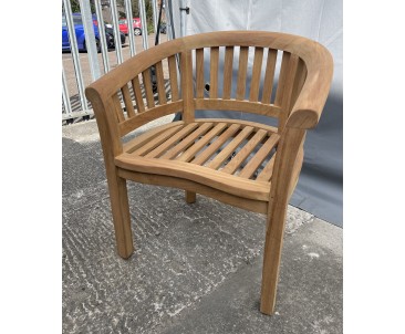 Contemporary Teak Garden Chair - Used: Good