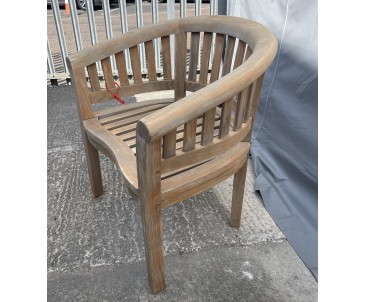 Contemporary Teak Garden Chair - Used: Acceptable