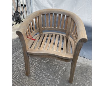 Contemporary Teak Garden Chair - Used: Acceptable