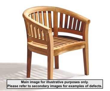Contemporary Teak Garden Chair - Used: Acceptable