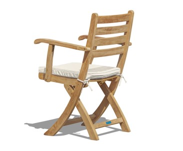 Suffolk Teak Folding Armchair