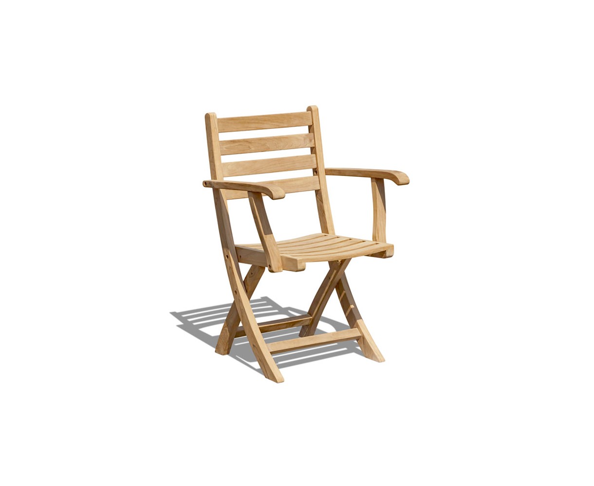 Suffolk Teak Folding Armchair