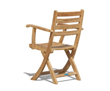 Suffolk Teak Folding Armchair