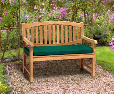 Ascot Teak 2 Seater Garden Bench | Small Garden Seat