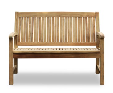 Bali 2 Seater Teak Garden Bench - 1.2m