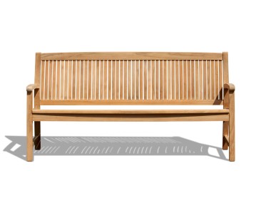 Stanford 4 Seater Teak Outdoor Bench – 1.8m
