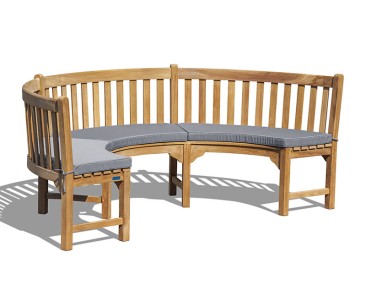 Henley Semi-Circle Armless Bench Cushion