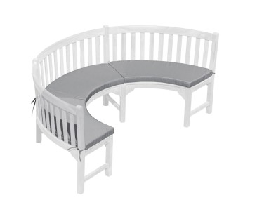 Henley Semi-Circle Armless Bench Cushion