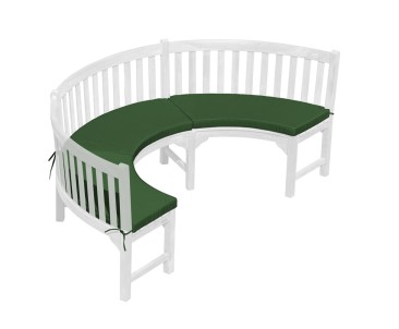 Henley Semi-Circle Armless Bench Cushion