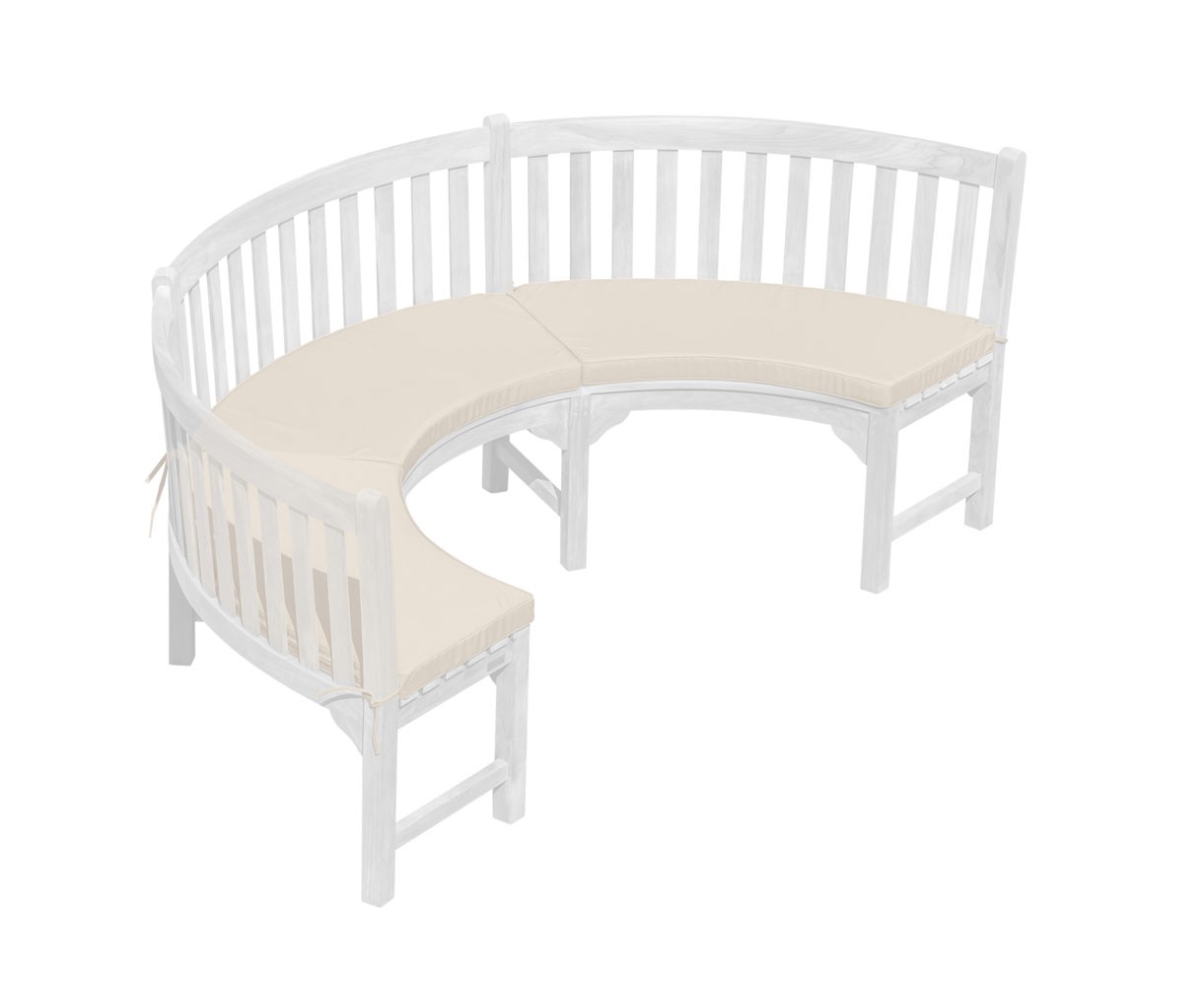 Henley Semi-Circle Armless Bench Cushion