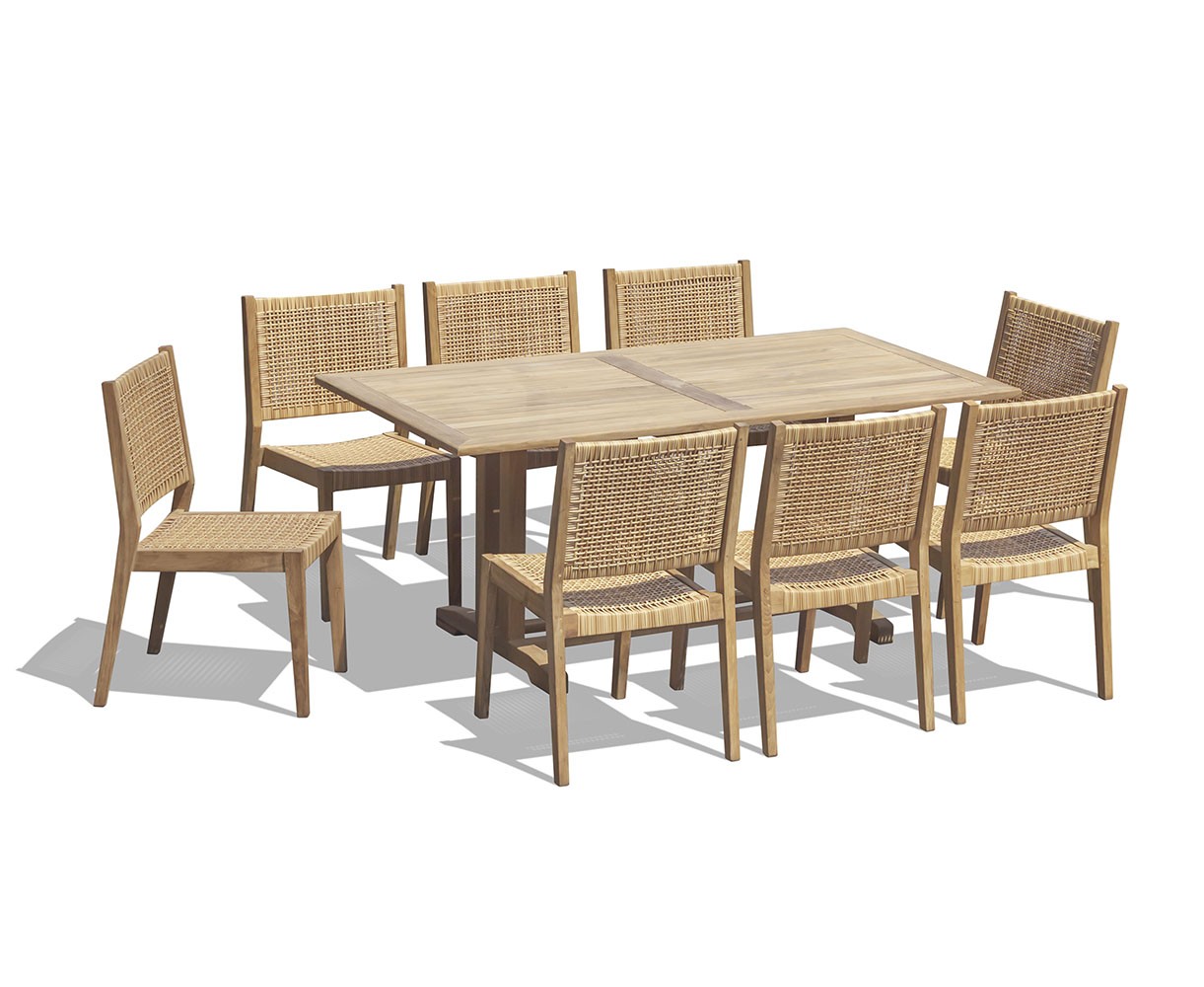 Belgrave 180cm Table and 8 Sora Chairs Set