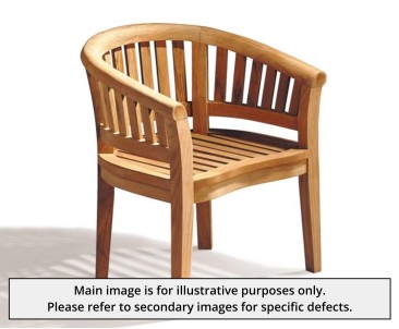 Contemporary Teak Garden Chair - Used: Acceptable