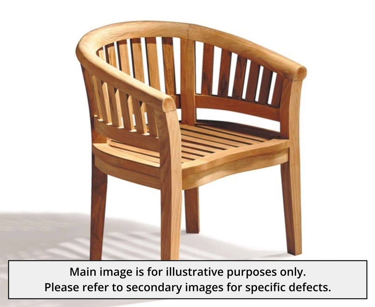 Contemporary Teak Garden Chair - Used: Good