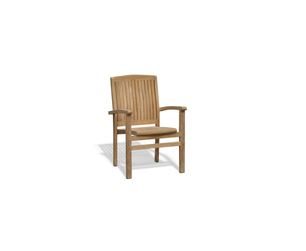Bali Teak Stacking Garden Chair