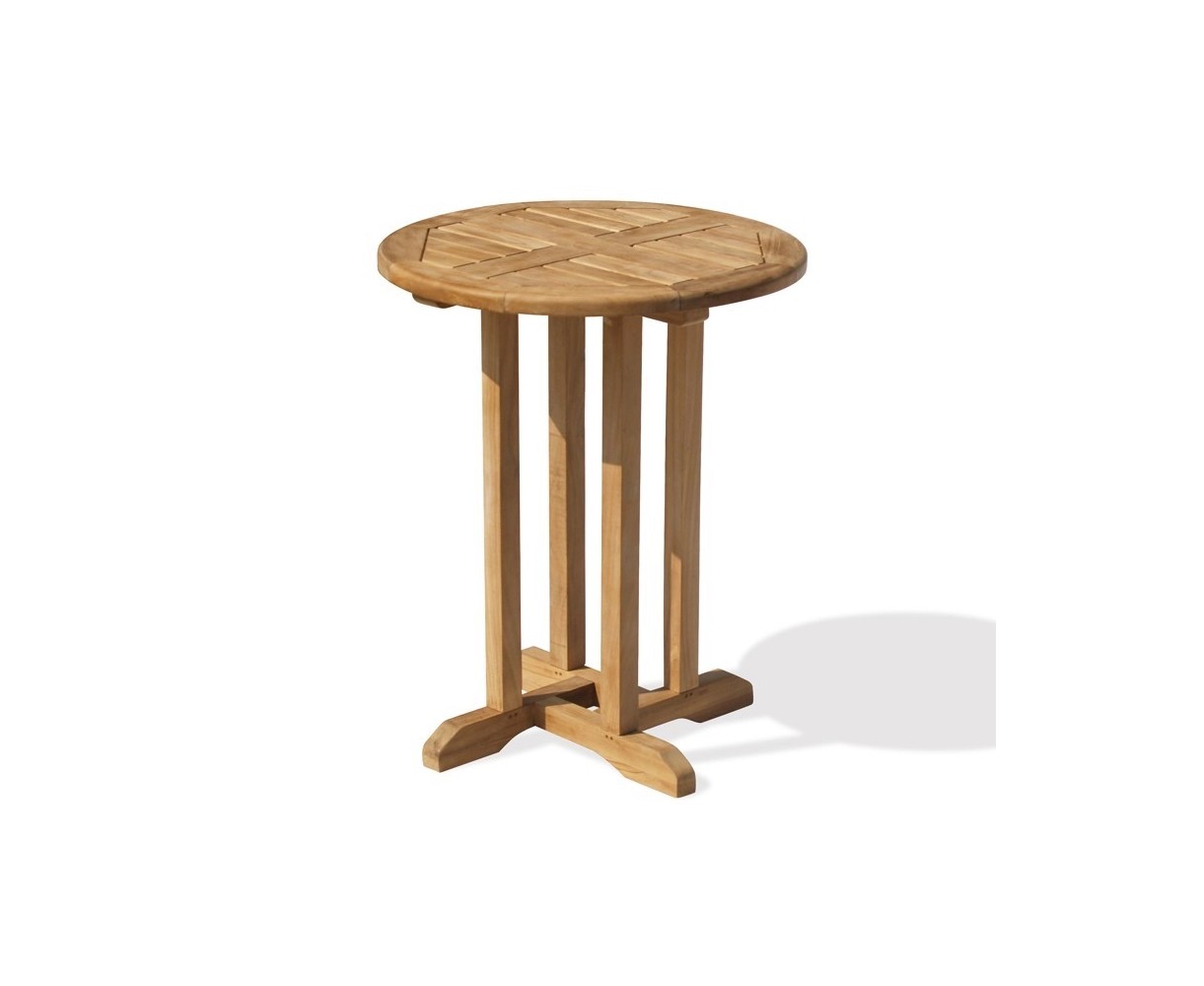 Canfield 0.6m Teak Garden Table and 2 Seater Rocking Chairs Garden Set
