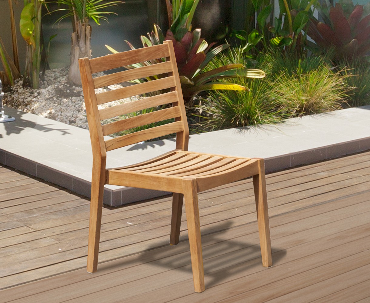 Vero Stackable Teak Garden Chair
