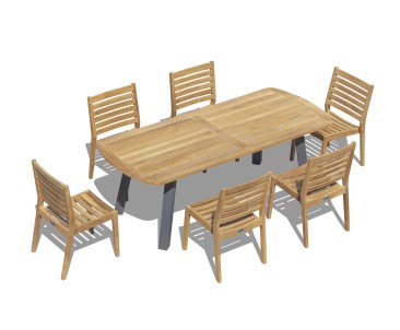 Disk 2.2m Table and Vero Chairs