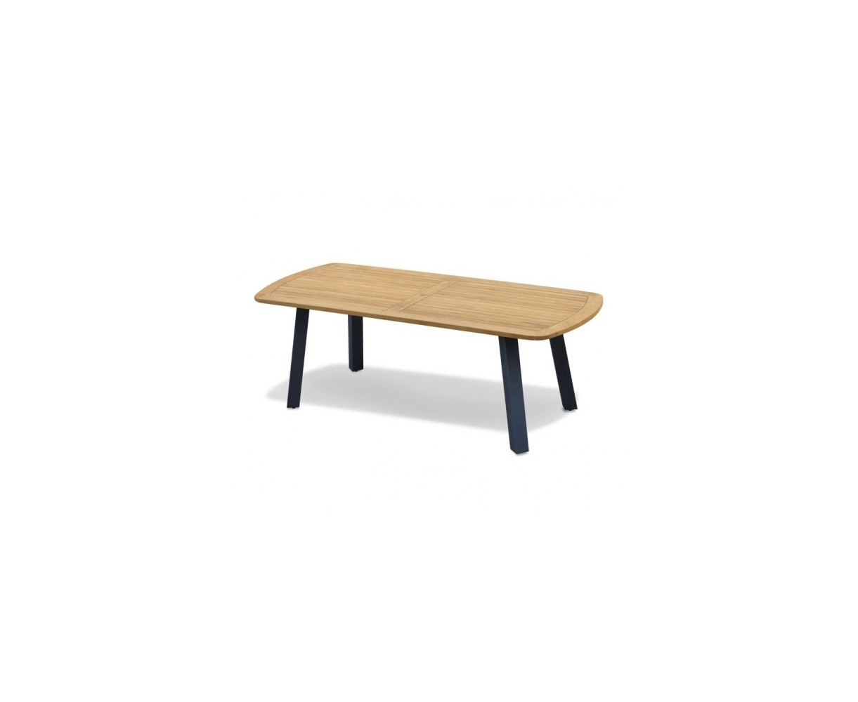 Disk 220cm Teak and Steel Table