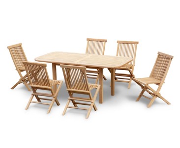 Carida Teak Decorative Table and Chester Chairs Set