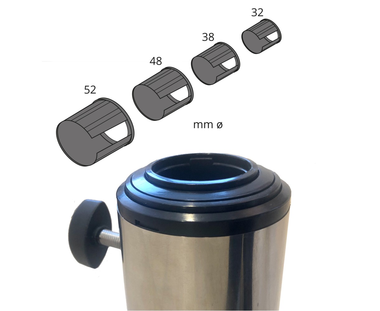 13kg Garden Parasol Base - Stainless Steel Tube