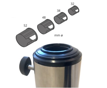 25kg Garden Parasol Base - Stainless Steel Tube