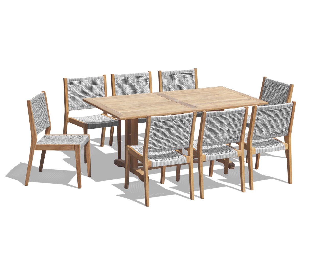 Belgrave 180cm Table and 8 Sora Chairs Set