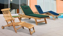 Garden Sun Loungers | Wooden Sun Loungers | Wooden Deck Chairs