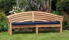 Teak Patio Benches | Wooden 7ft Benches | 2m Benches