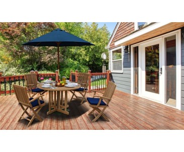 Space Saving Table and Chairs | Gateleg Patio Dining Table Sets