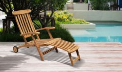 Folding Garden Deck Chairs | Reclining Sun Chairs