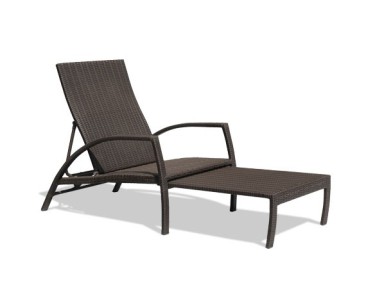 Outdoor Woven Lounge Chairs | Wicker Patio Sun Loungers