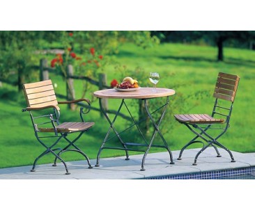 2 Seater Teak Table and Chairs | Two Seater Garden Table and Chairs