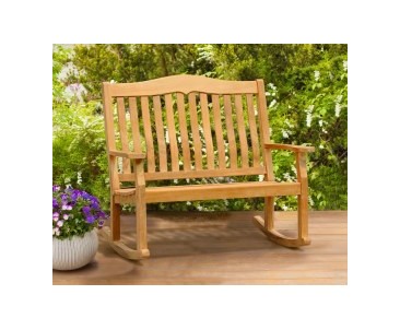 Teak Garden Rocking Benches | Outdoor Rocking Benches