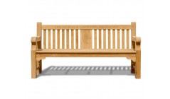 Teak Coronation Benches | Commemorative Plaques