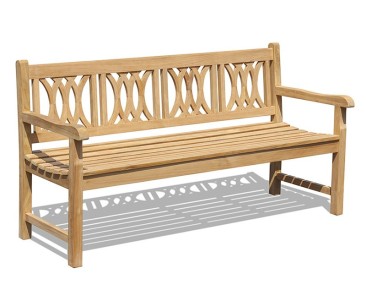 Decorative Garden Benches | Grosvenor Teak Park Benches
