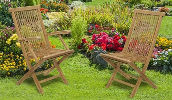 Ashdown Teak Folding Chairs