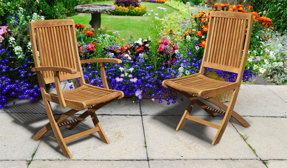 Rimini Folding Garden Chairs