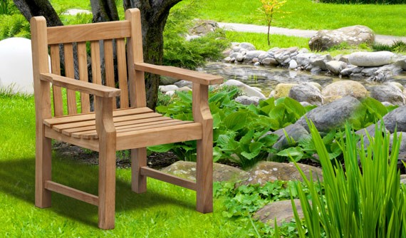 Taverner Solid Teak Outdoor Chairs