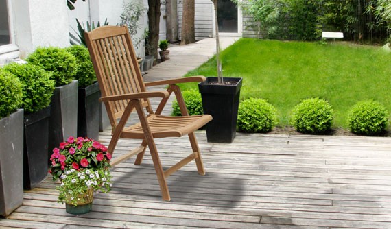 Teak Reclining Chairs