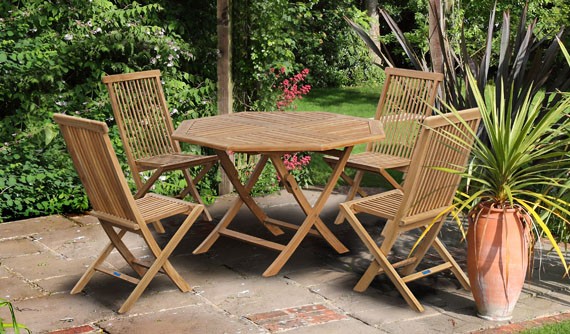 Suffolk Folding Teak Dining Sets