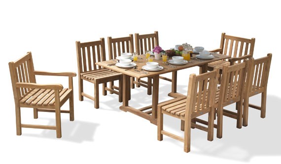 Windsor Teak Classic Dining Sets