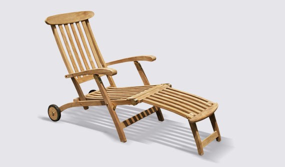 Halo Teak Steamer Chairs