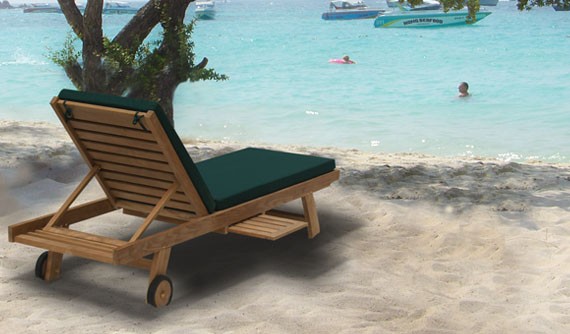 Teak Sun Loungers