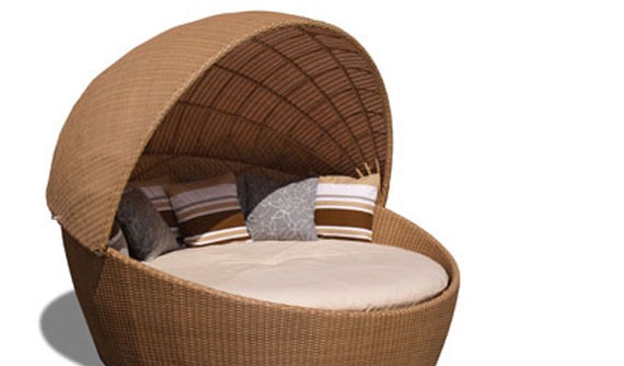 Oyster Rattan Daybeds