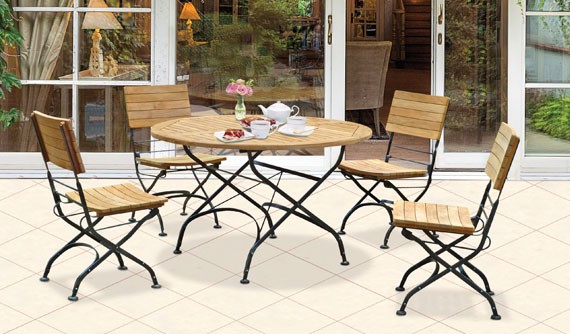 4 Seater Teak Garden Dining Sets