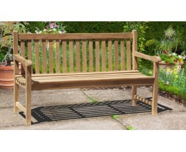 York Teak Garden Benches