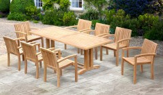 Teak Cadogan Pedestal Dining Sets