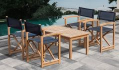 Director's Teak and Sling Dining Sets